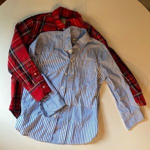 Gap and J Crew button downs - size 6-7 boys
